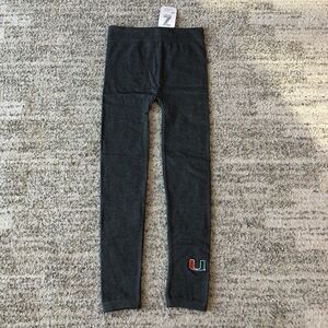 Miami Hurricanes Women's Fleece Lined Leggings Size L/XL - New w/ tags - Zoozatz
